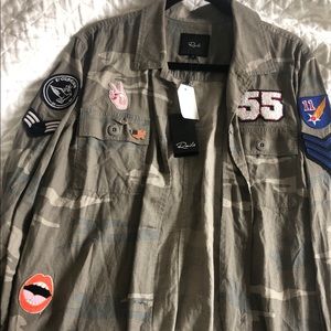 Rails Camouflage Patch Jacket